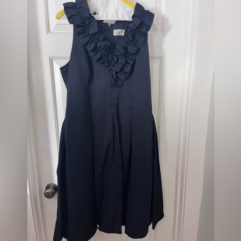Navy dress, wore once to a wedding.
